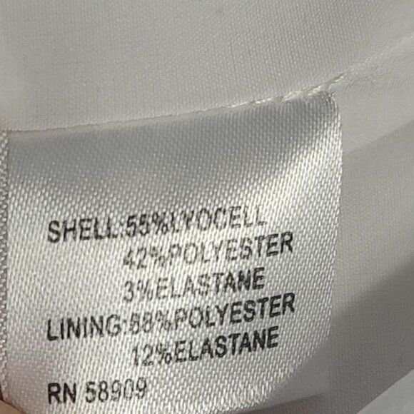 Antonio Melani Jumpsuit 12 White Sleeveless Wide Leg Crew Neck Adelaide - Picture 10 of 10